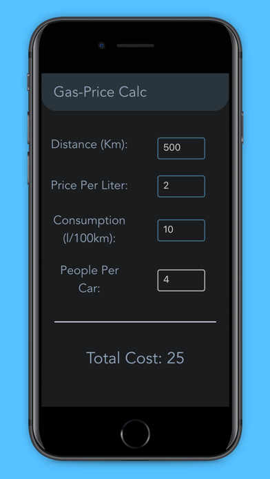 Gas Cost Calculator screenshot 2