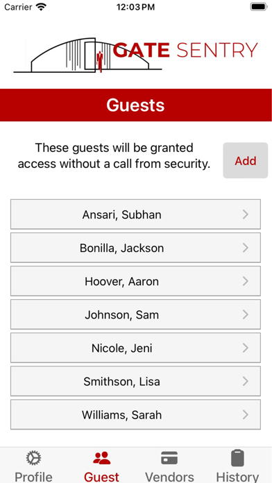 Gate Sentry screenshot 4