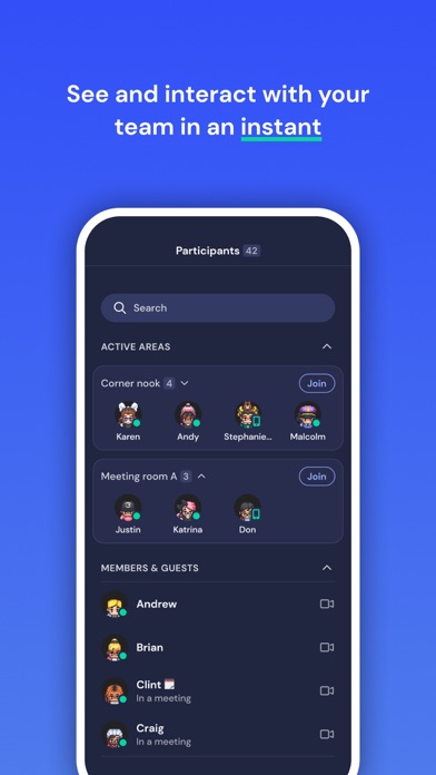 Gather Meetings screenshot 1