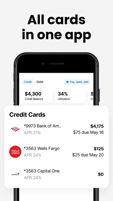 Gauss: Payoff Credit Card Debt screenshot 1
