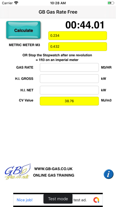 GB Gas Heat Input Calculator screenshot 3
