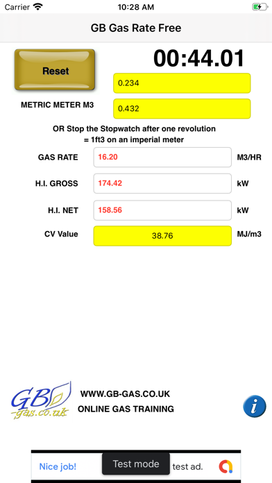 GB Gas Heat Input Calculator screenshot 2