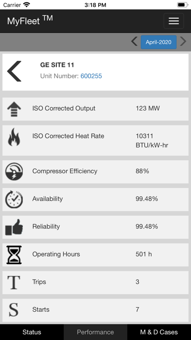 GE MyFleet screenshot 2