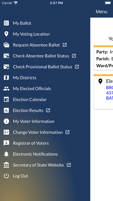 GeauxVote Mobile screenshot 3
