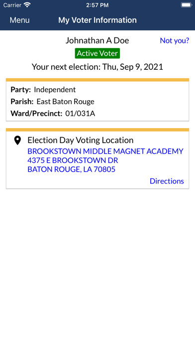 GeauxVote Mobile screenshot 4