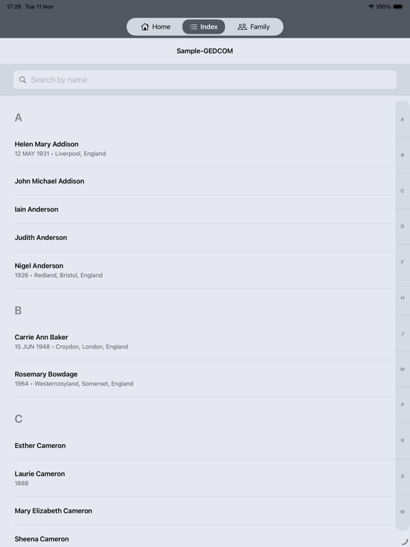 GEDCOM Viewer screenshot 4
