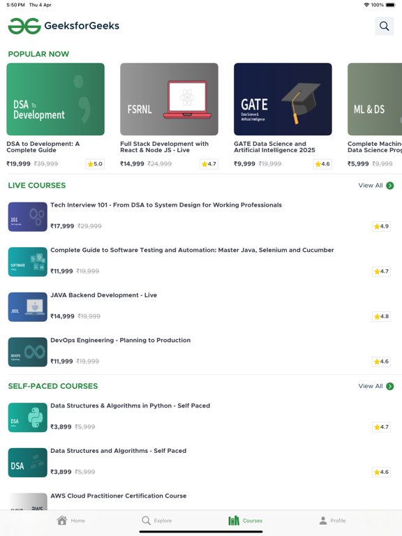 GeeksforGeeks - Learn Coding screenshot 7