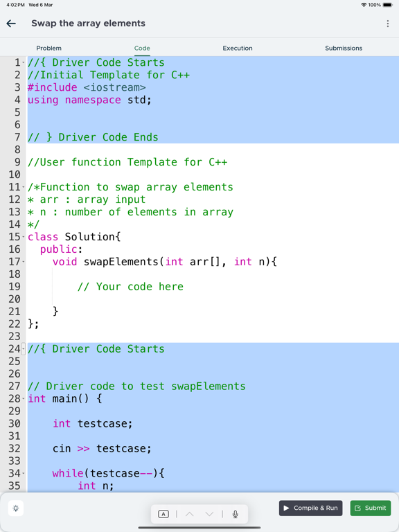 GeeksforGeeks - Learn Coding screenshot 1