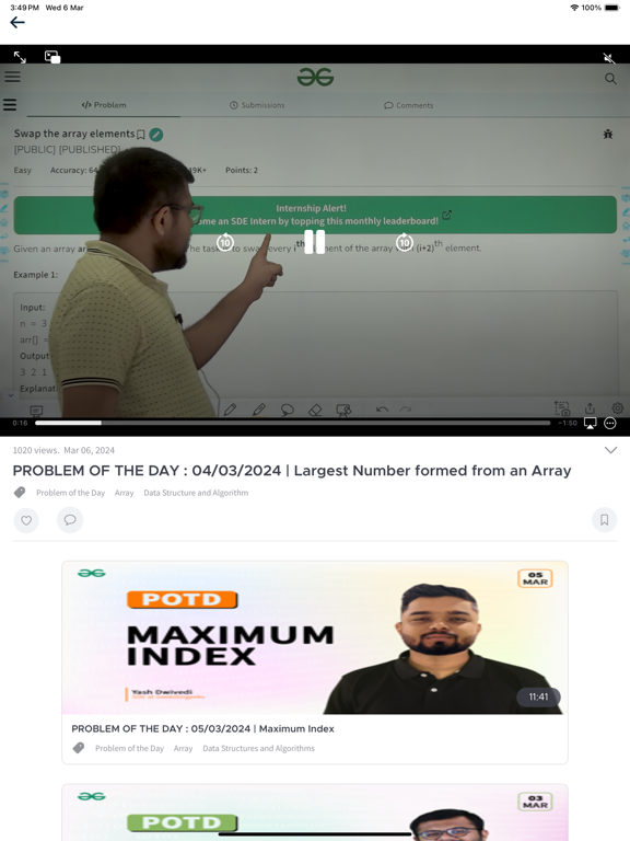 GeeksforGeeks - Learn Coding screenshot 4