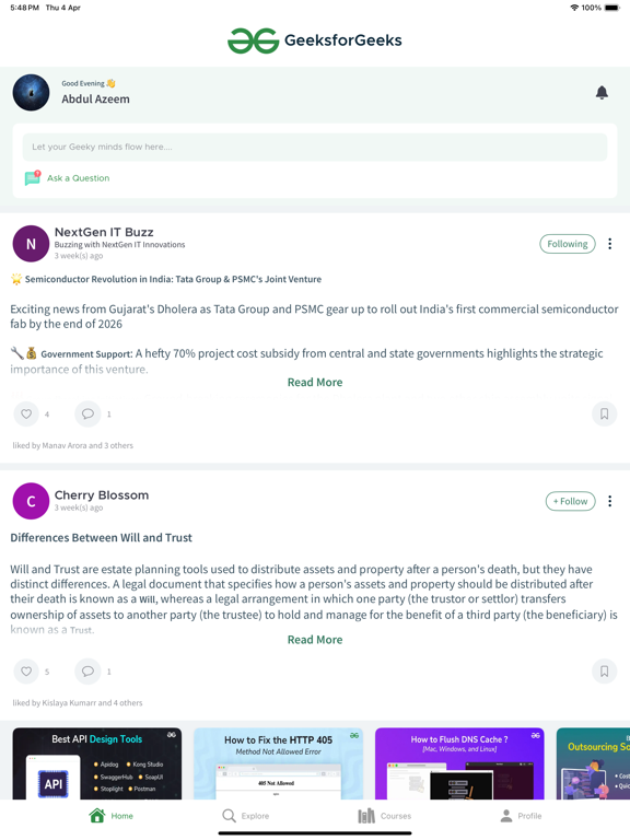 GeeksforGeeks - Learn Coding screenshot 9