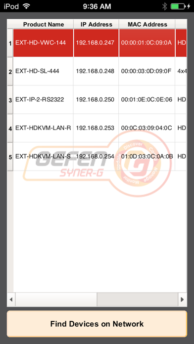 Gefen Discovery Tool screenshot 2