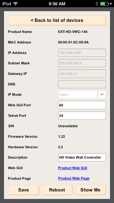 Gefen Discovery Tool screenshot 1
