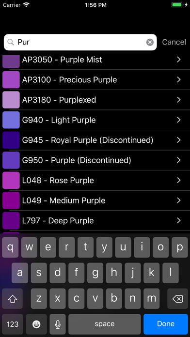 Gel Swatch Library screenshot 2