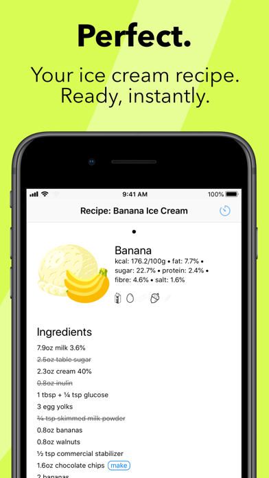 Gelato Ice Cream Recipes screenshot 1