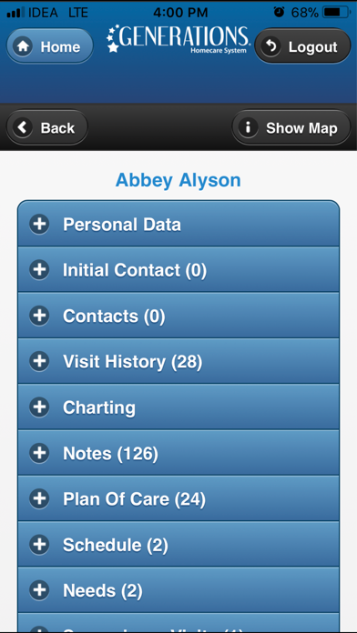 Generations Homecare System screenshot 3