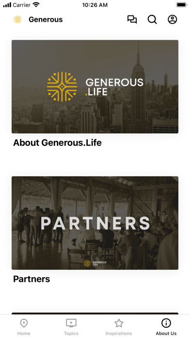 Generous.Life screenshot 1