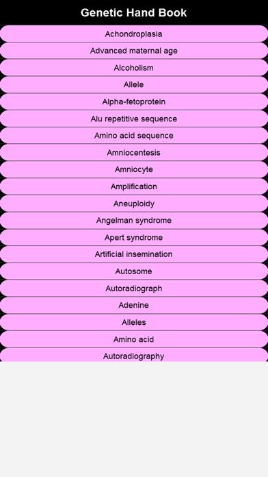 Genetic handbook screenshot 5