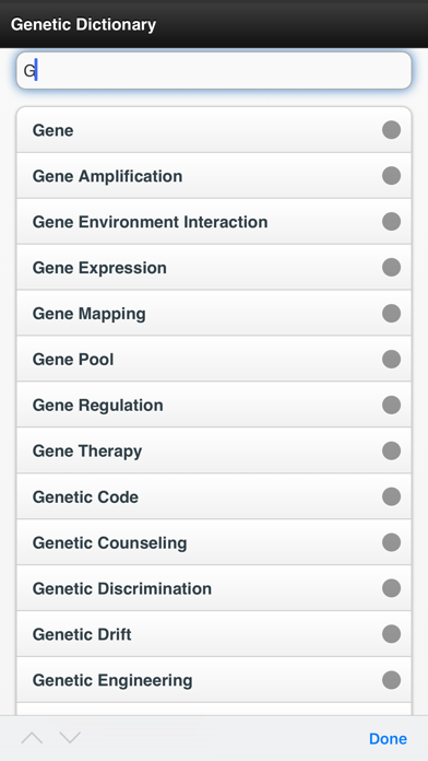 Genetics Dictionary Offline Free screenshot 2