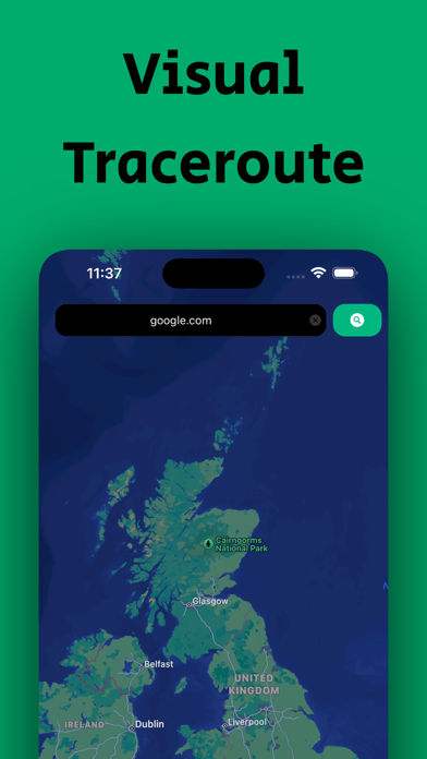 Geo Trace: Traceroute App screenshot 3