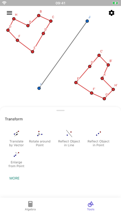 GeoGebra Geometry screenshot 1