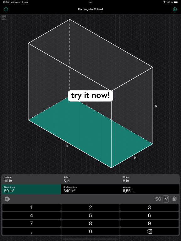 Geometry Calculator - Triangle screenshot 1