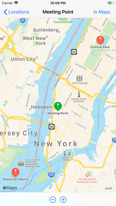 GeoMidpoint screenshot 3