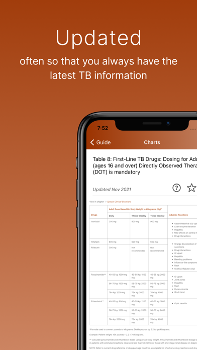 Georgia TB Reference Guide screenshot 2