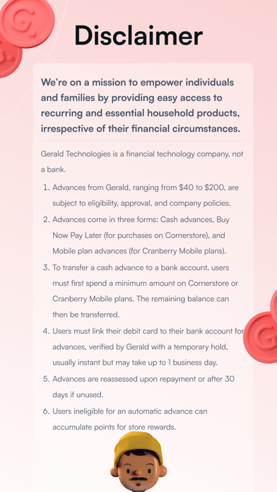 Gerald - Cash Advance screenshot 1