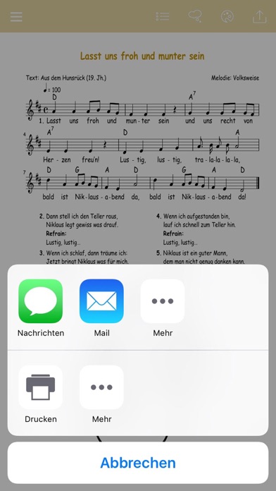 German Christmas Carols - Music, Music Sheet & Coloring Templates for Xmas screenshot 1