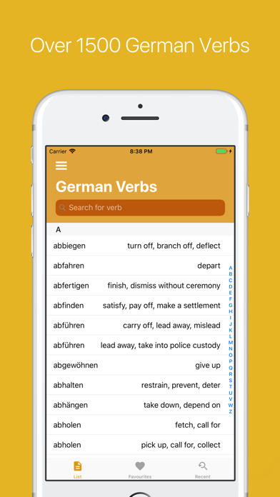 German Verb Conjugator Pro screenshot 2