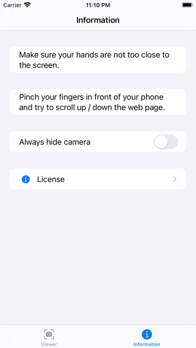 Gesture-Browser screenshot 1