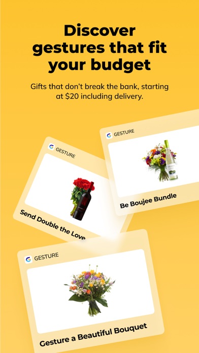 Gesture: REAL Social Gifting screenshot 3