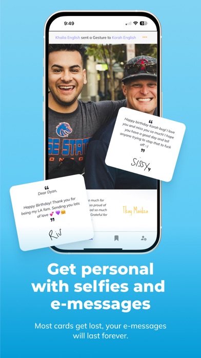 Gesture: REAL Social Gifting screenshot 1
