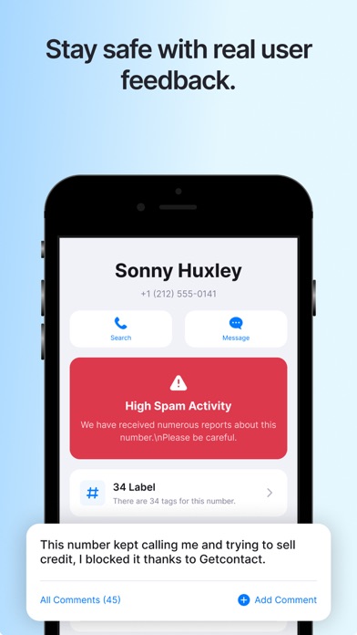 Getcontact screenshot 1
