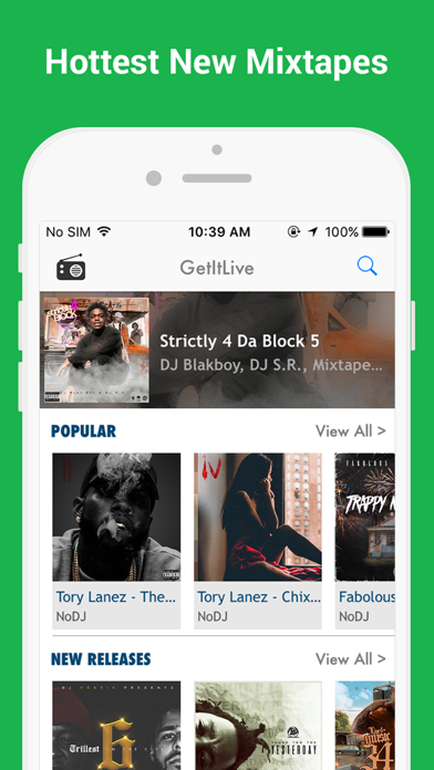 GetItLive - rap/hiphop livemixtapes & radio screenshot 5