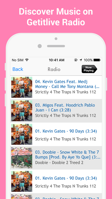 GetItLive - rap/hiphop livemixtapes & radio screenshot 4