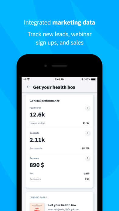 GetResponse App screenshot 1