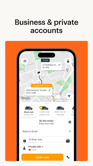 Gett: Book black taxis screenshot 3
