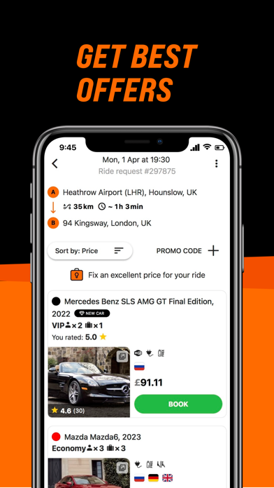 GetTransfer: Transfers & Rides screenshot 2