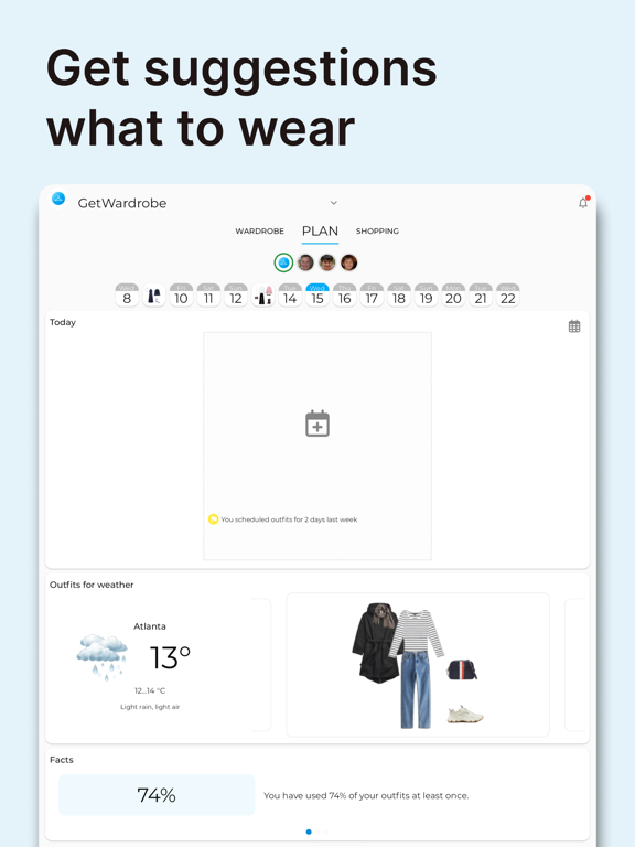 GetWardrobe Outfit Planner screenshot 8