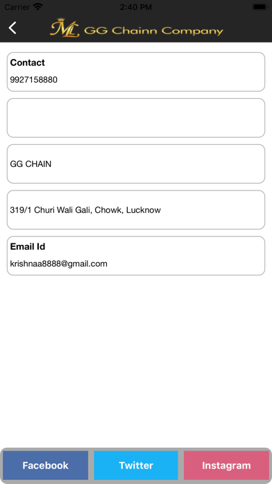 GG CHAIN screenshot 1