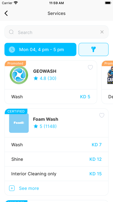 Ghaseel Car Wash - غسيل سيارات screenshot 4