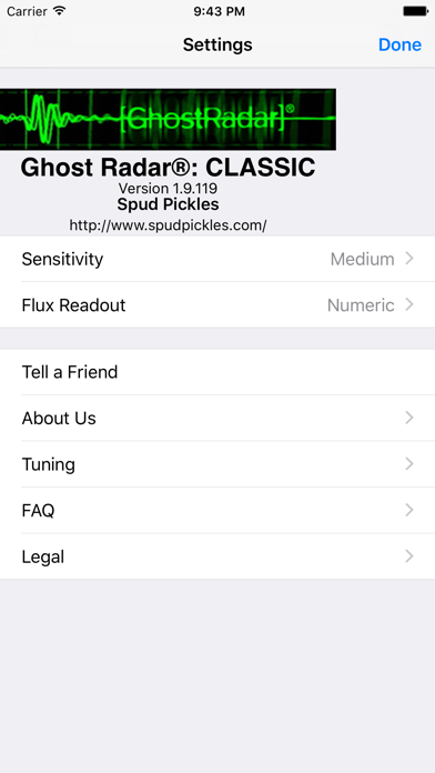 Ghost Radar®: CLASSIC screenshot 1