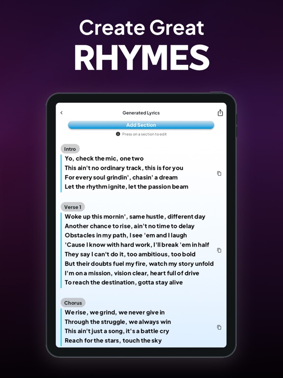 Ghost Writer: Song Writing App screenshot 1