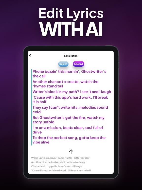 Ghost Writer: Song Writing App screenshot 2