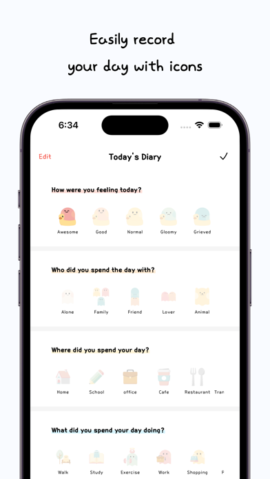 GhostDiary - Mood Daily Diary screenshot 4