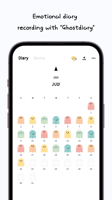 GhostDiary - Mood Daily Diary screenshot 5
