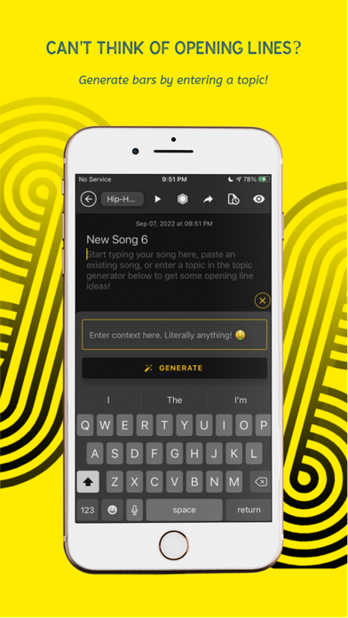GhostWriter AI Lyrics screenshot 1