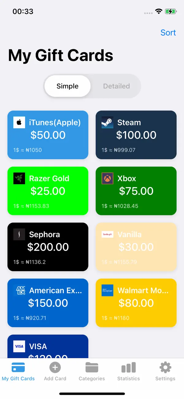 Gift Card Collect - Sell Trade screenshot 3