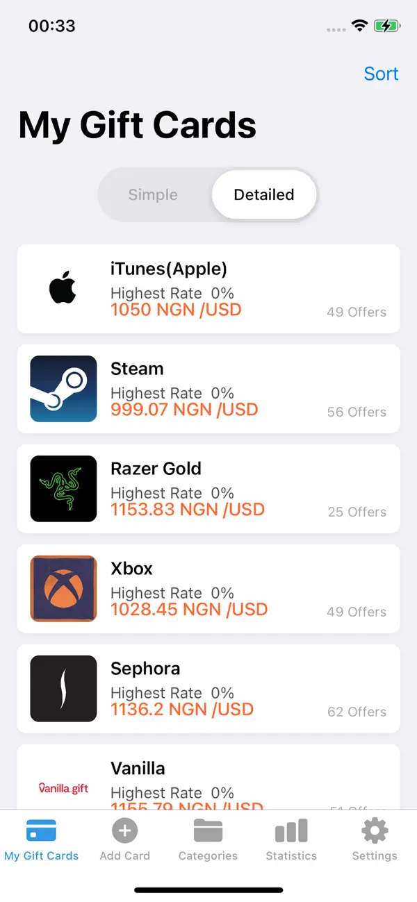 Gift Card Collect - Sell Trade screenshot 4
